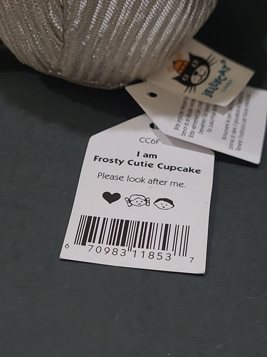 Jellycat Frostie Cutie Cupcake Plush Retired Extremely Rare New With Tags - Picture 6 of 9