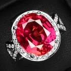Radiant Sunset Padparadscha Sapphire 8.95Ct 925 Sterling Silver White Gold Rings