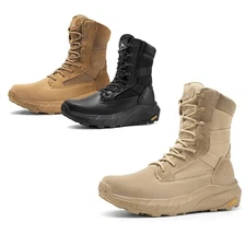 NORTIV 8 Men's Tactical Military Boots Lightweight Hiking Boots Wide Size 6.5-14