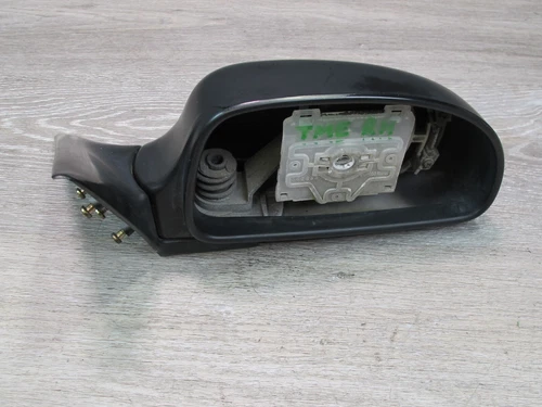 91-95 TOYOTA SW21L MR2 RIGHT DOOR SIDE VIEW MANUAL MIRROR BLACK NO GLASS OEM