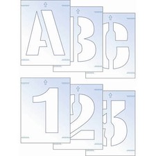Image of Scan Letter and Number Stencil Kit 100mm