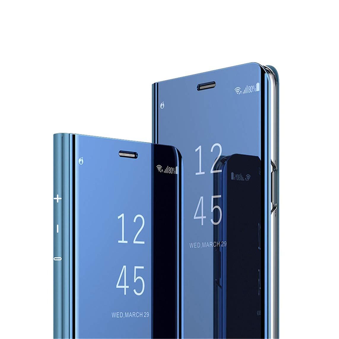 Чехол для Galaxy S10 5G Hülle Clear View Standing Cover Spiegel Handyhülle Schutzhülle ...