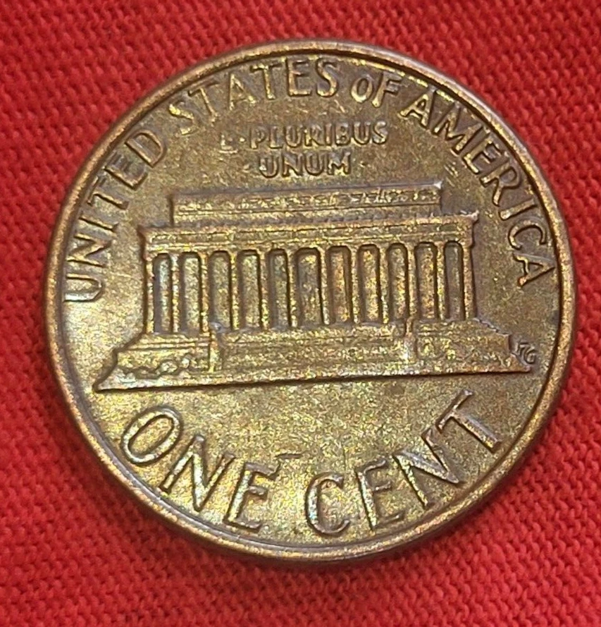 1980 lincoln penny no mint mark rare good condition collectors coins u.s.a - Image 2 of 3