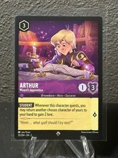 Arthur Wizard  s Apprentice  Lorcana Rise of the Floodborn 35/204