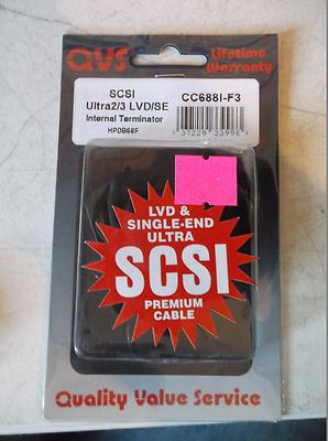 NEW QVS CC688I-F3 SCSI Ultra 2/3 LVD/SE Internal Terminator *FREE SHIPPING*