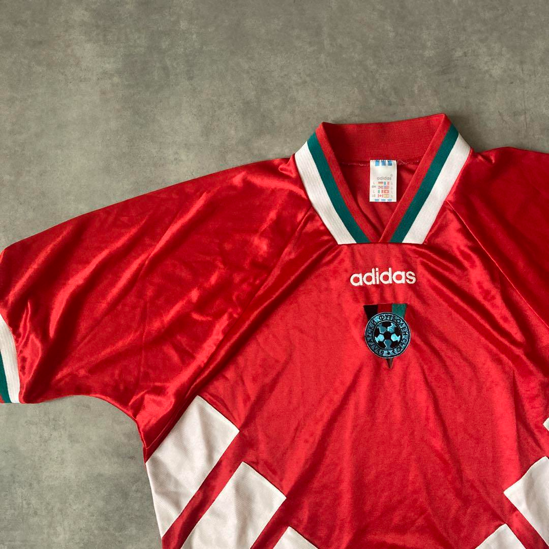 ウェア Adidas Bulgaria Away Football Shirt 1994 1994 Bulgaria away jersey - L • RB - Classic Soccer Jerseys