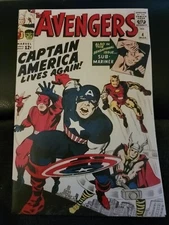 THE AVENGERS #4 ORIG-ART Facsimile Cover New Reprint Interiors CAPTAIN AMERICA 