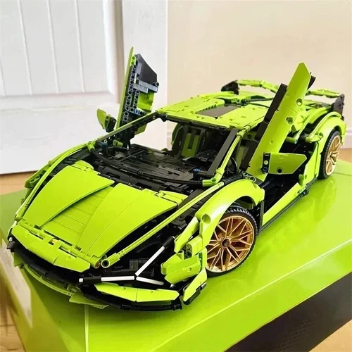 1:8 Lamborghini Sián FKP 37 Building Blocks 42115 Super Racing Car 3696 Pcs Sian - Picture 11 of 12