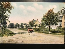 Vintage Postcard 1907-1915 North & Main Streets Keyport New Jersey