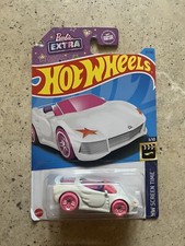 Hot Wheels Barbie Extra White Pink Tires HW Screen Time 3/10 57/250 2023 NIP