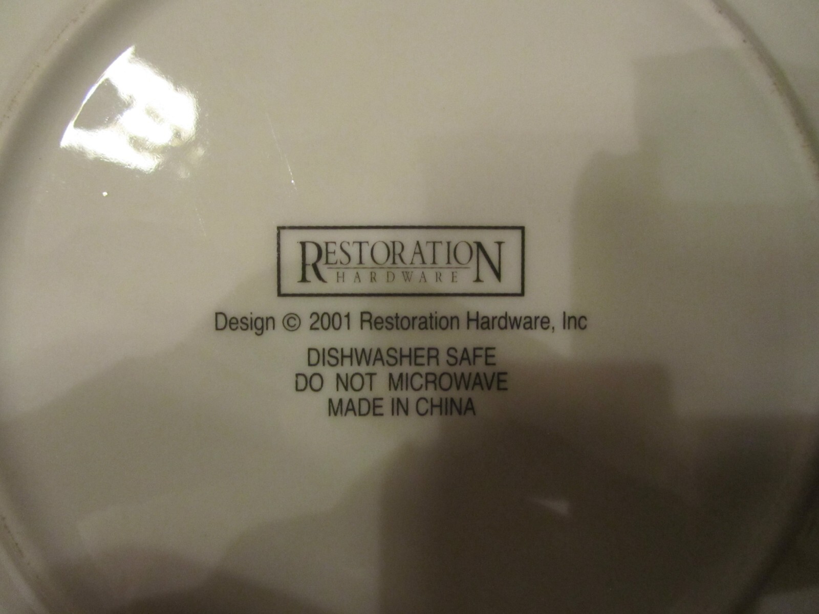 Restoration Hardware Holly Set of 4 Salad / Dessert Plates Christmas