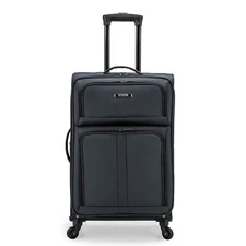 U.S. Traveler Anzio 26" Medium Softside Expandable Spinner Luggage - Grey