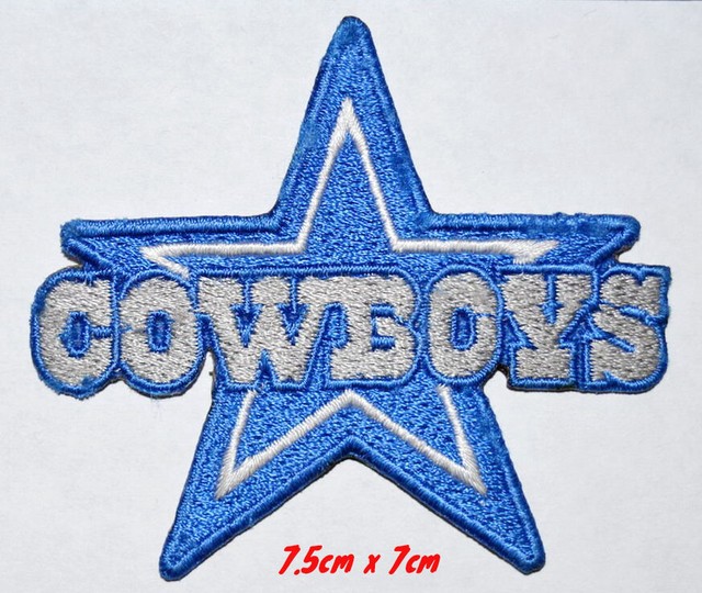Dallas cowboys star blue Embroidered iron on sew on Patch 047 eBay