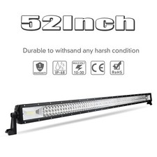 52inch 3500w Tri Row Led Work Light Bar Off Road Spot Flood Combo Driving Suv 50 52inch 3500w Tri Row Led Work Light Bar Off Road Spot Flood Combo Driving Suv 50