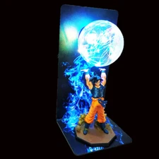 14" LED Lamp Dragon Ball Z Goku Son Gokou Genki Dama Spirit Bomb Action Figure