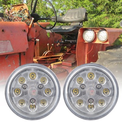 4.5 Inch Par36 Flood Beam 30W LED Work Light W/ EMC For John Deere, Case IH x2pc