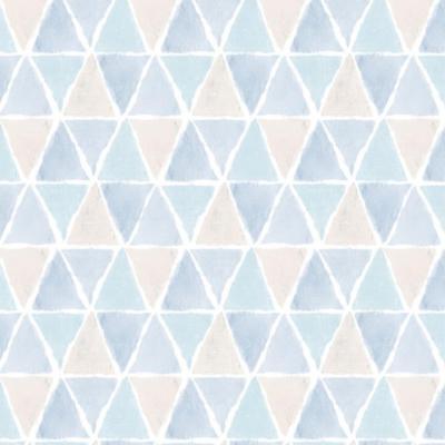 CK36638 - Küche Stil 3 Geometrisch Dreiecke Blau Beige Galerie Tapete