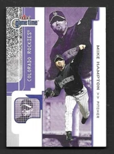 2001 Fleer Game Time #32 Mike Hampton Colorado Rockies