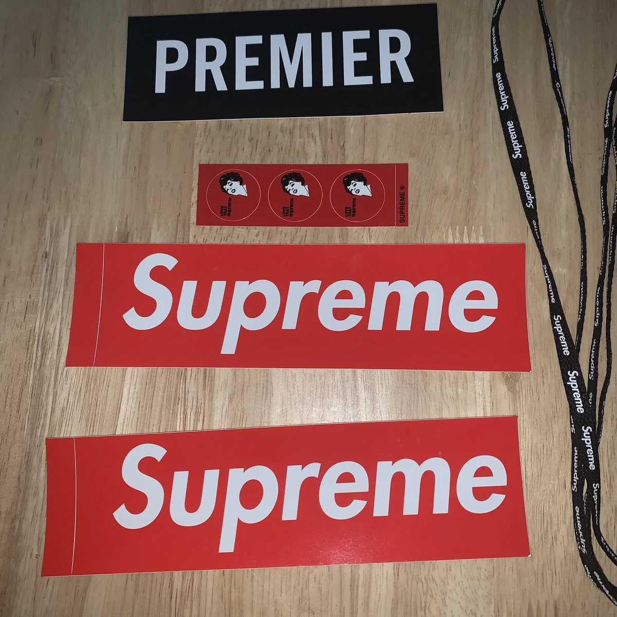 Supreme sales laces red