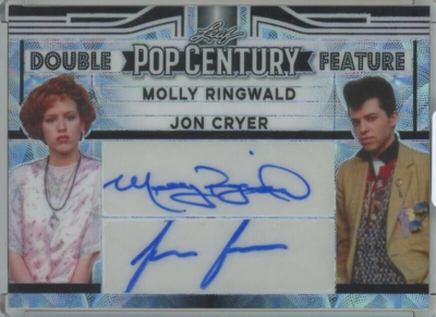 2023 Leaf Metal Pop Century Molly Ringwald & Jon Cryer Double Auto