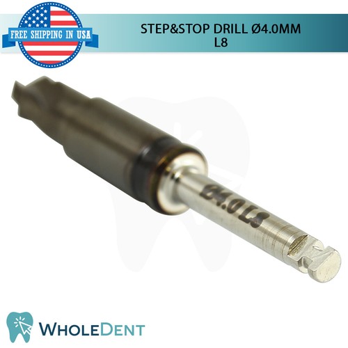 4 Integral DLC Step&Stop Drill Ø4.0 Set External Irrigation Pre Stopped Stopper - Picture 6 of 9