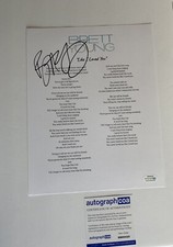 Brett Young ‘Like I Loved You’ signed autograph Lyric sheet music Country ACOA