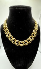 Vintage Napier Necklace  gold tone costume je...