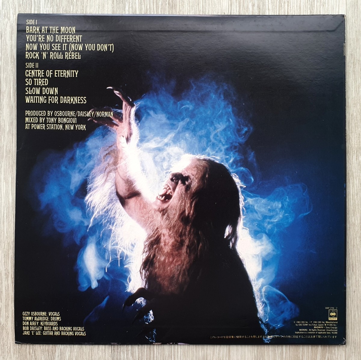 その他 LP Ozzy Osbourne Bark At The Moon 30AP2731 CBS SONY Japan Vinyl /00460 Ozzy Osbourne Bark At The Moon CBS/Sony 30AP 2731~2 Japan