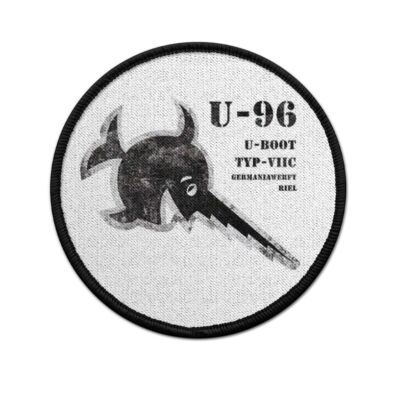 Aufnäher U96 Sägefisch U-Boot 96 Schwertfisch Wappen Abzeichen Patch #39892