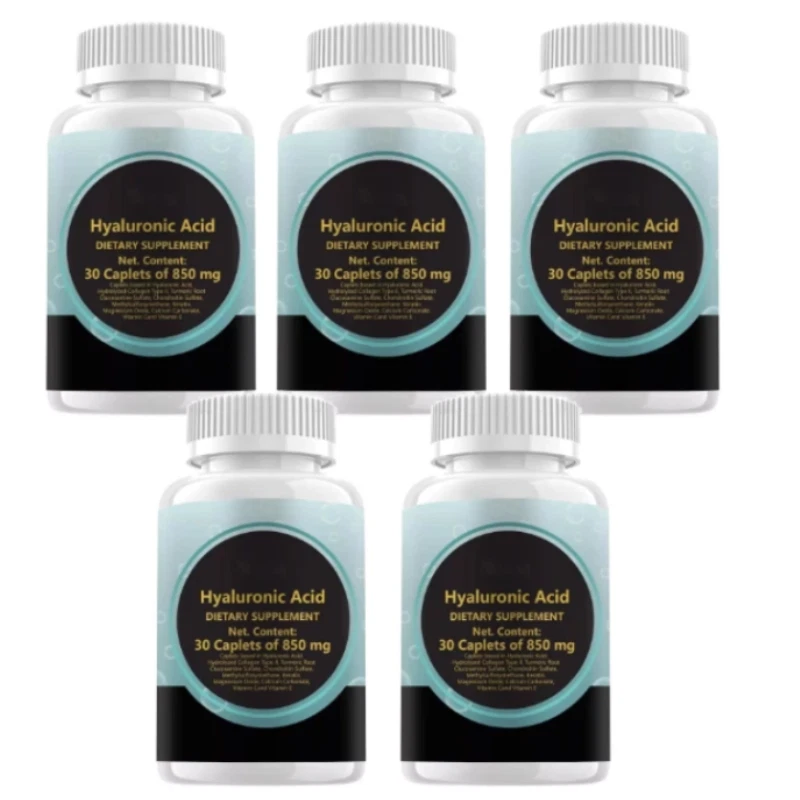 1-5 PACK Nuevo Ácido Hialurónico 30 Comprimidos 850 mg Reponer Energía Foto 2 de 4