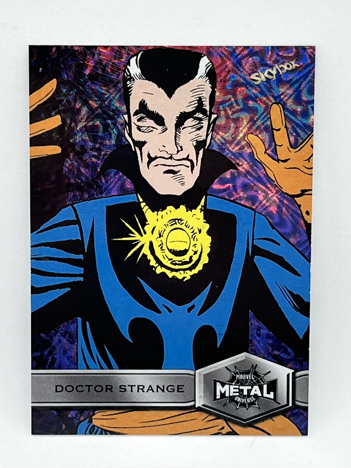 2021 SkyBox Metal Universe Spider-Man Grandiose #123 Doctor Strange