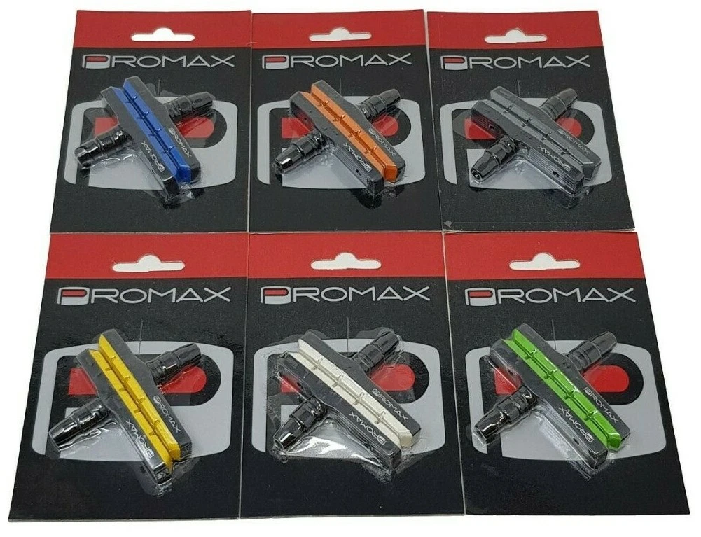 Pastiglie Freno Promax V-Brake – Set Di 2 Ganasce Con Pattini, Universali