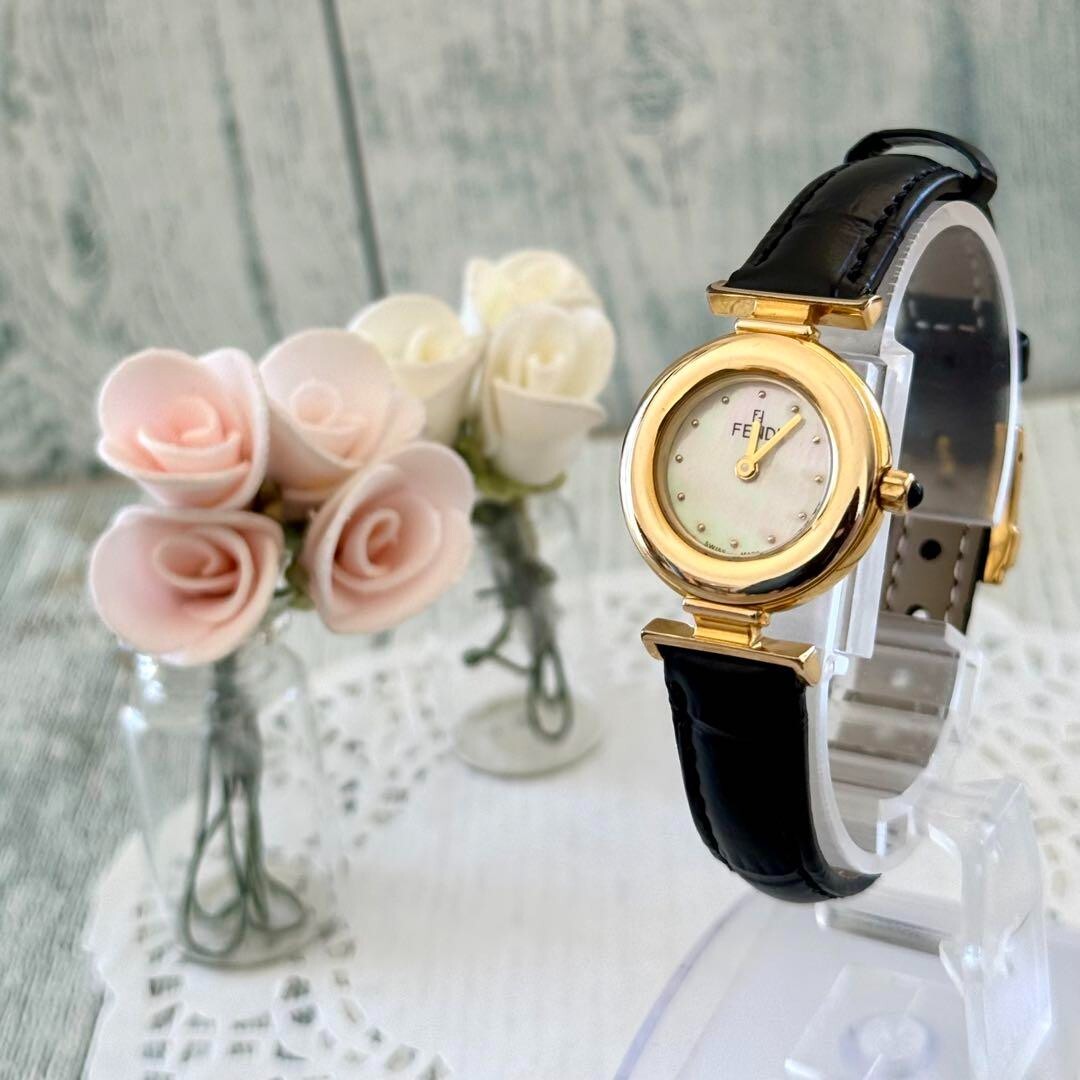 FENDI Watch 320L Gold Shell Used From Japan Check description | eBay