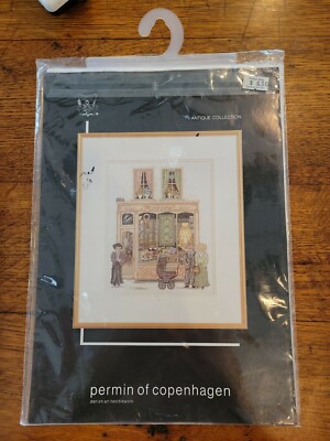 Permin of Copenhagen Danish Art Needlework Cross Stitch Rococo Antique Collectio