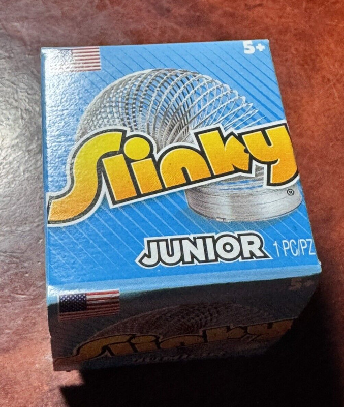 New SLINKY JUNIOR Metal Walking Spring Toy