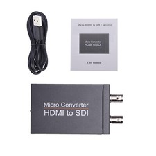HDMI to SDI Converter Adapter Micro Converter 3G HD SD-SDI W/Power Supply DC 5V