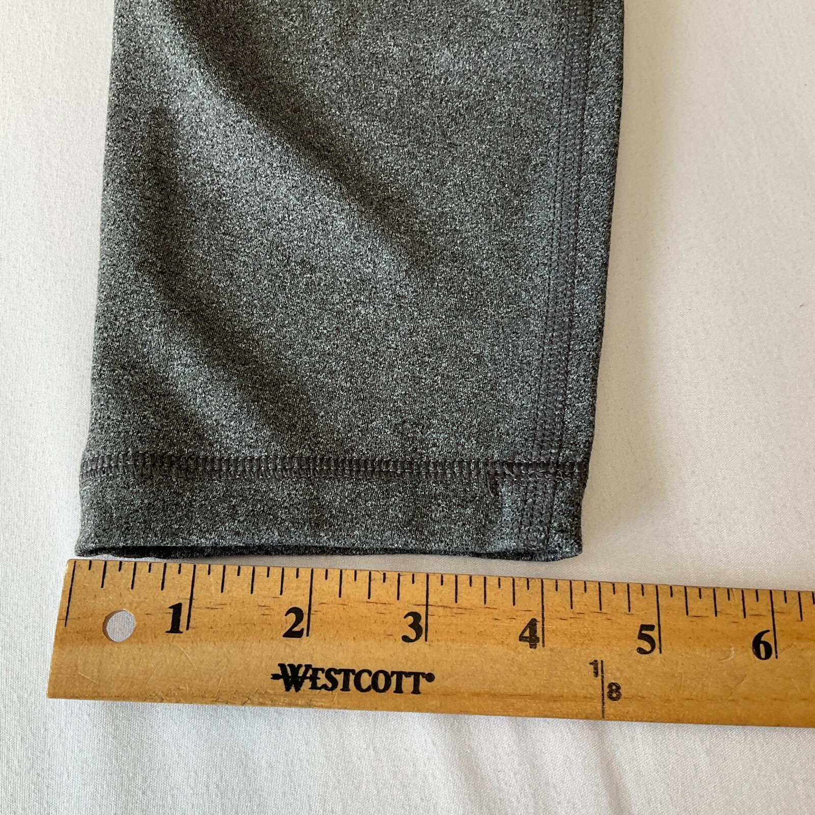 Members Mark Ankle Leggings Womens Size M Black Gray High Rise Stretch 2 Pair