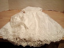 Beautiful Baby Girl's Christening Gown / Dress With Matching Shawl.