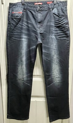 Ecko Unltd Jeans Pants Mens Size 40 Blue Denim Baggy Hip Hop Y2k 90s Cotton Vtg