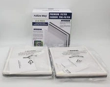 Future Way 2 True Hepa Filters + 8 Carbon Pre-filters Air Purifier E-PEAIRFIL F1