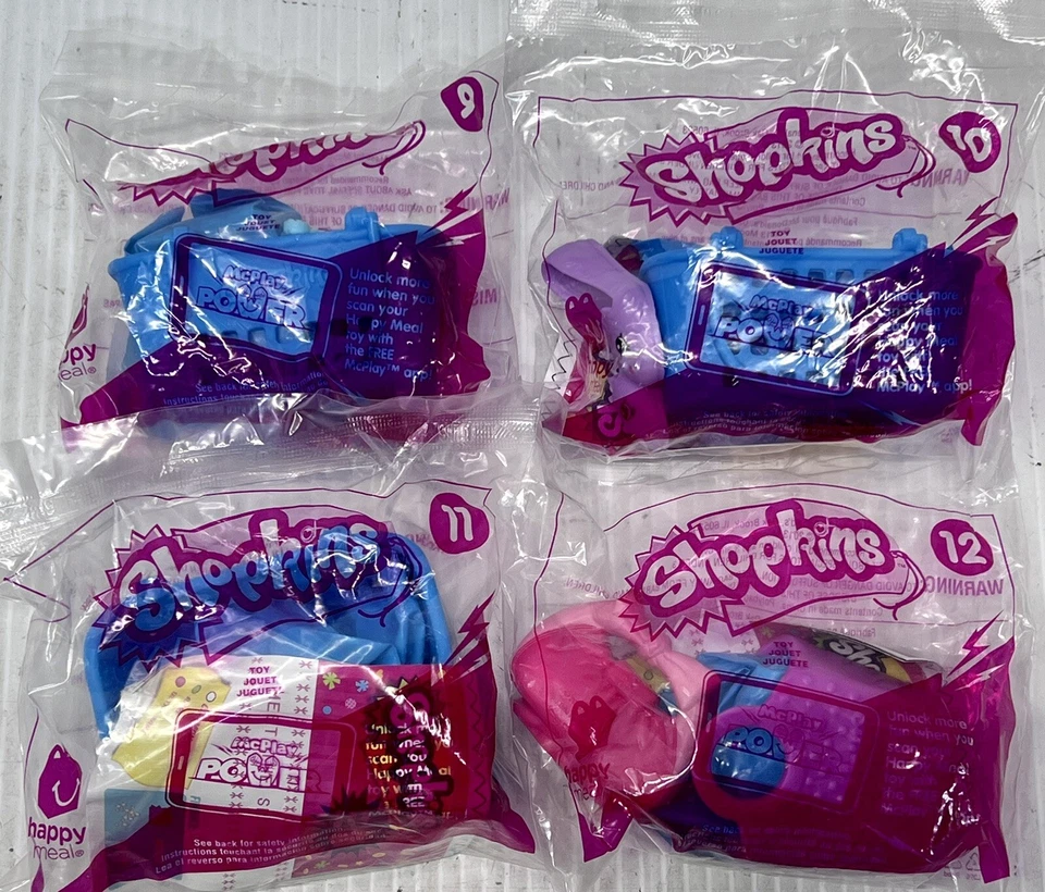 Shopkins Mcdonalds Happy Meal 2013 exclusivo sellado 1-16 juego cesta Foto 4 de 4