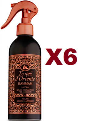 6 TREASURES OF THE EAST DEO AROMATIC SPRAY FOR ENVIRONMENT HAMMAM 250ML DEODORANT
