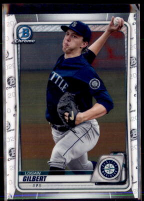 2020 Bowman Chrome  Logan Gilbert Seattle Mariners #BCP-58 3 Card Lot