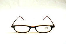 Vintage 90's Small Rectangle Half Frame Reading Glasses 1.50 Black/Red 