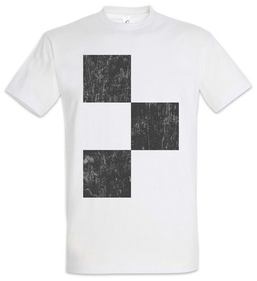 Racing Flag Squares T-Shirt Rennfahrer Petrol Head Fun Auto Liebe Racer Driver