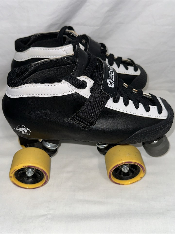 Bont Hybrid Roller Derby Skates Black/White Size 5.5 eBay