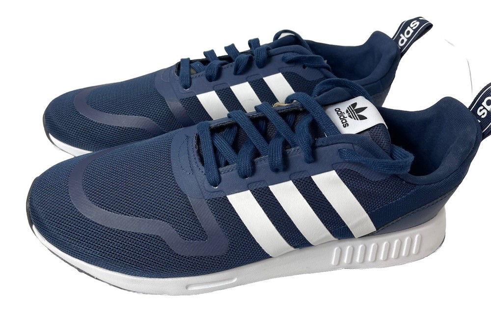 Adidas Multix Men’s Running Shoes Sneaker Navy Blue White Stripes Sz 11 New