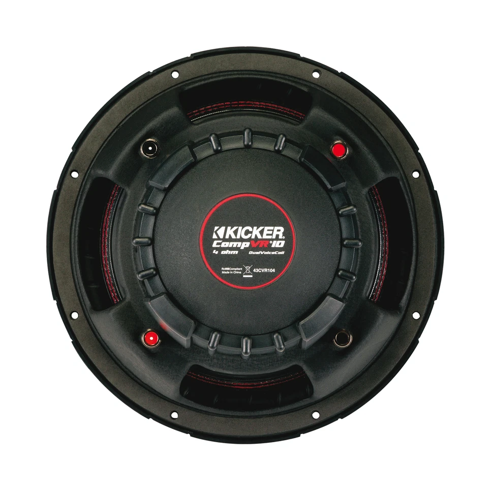 KICKER Subwoofer Bassbox 10" Comp-VR Woofer 43 CVR104 25cm Auto Hifi 700 W MAX - Bild 3 von 4