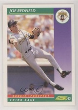 1992 Score Joe Redfield #412 00jz