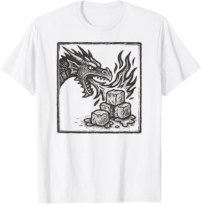 Melt Ice Dragon T-Shirt - USA Size